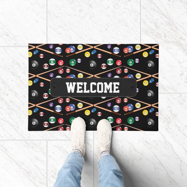 ビリヤード競技 ドアマット (室内)