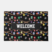 ビリヤード競技 ドアマット (正面)