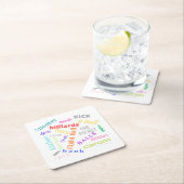 ビリヤード紙コースター スクエアペーパーコースター (インサイチュ)