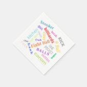 ビリヤード紙ナプキン スタンダードカクテルナプキン (角)