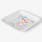 ビリヤード紙プレート ペーパープレート (傾斜あり)