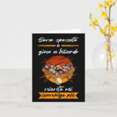 ビリヤード結婚したImと遊プール カード (黄色い花)