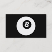 ビリヤード緑の見本 名刺 (裏面)