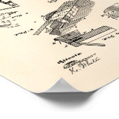 ビリヤード表1880特許美術古参ペッパー ポスター (角)