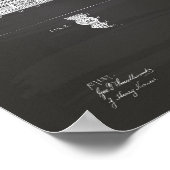 ビリヤード表1884特許芸術 – Chalkboard ポスター (角)