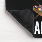 ビリヤード誇りを持ったグランマプールビリヤードおばあちゃん マウスパッド (コーナー)