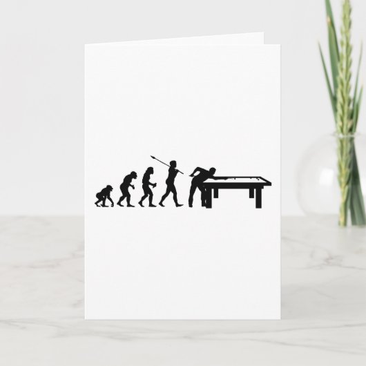 ビリヤード選手 カード (正面)