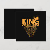 ビリヤード選手 |ビリヤード王 招待状 (正面/裏面)