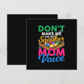 ビリヤード選手 |私はスヌーカー母 招待状 (正面/裏面)