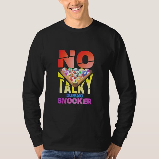 ビリヤード選手 | Snookerの間のタッキーなし Tシャツ (正面)