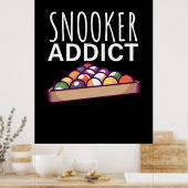 ビリヤード選手 | Snooker Addict ポスター (キッチン)