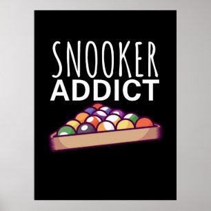 ビリヤード選手   Snooker Addict ポスター