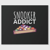 ビリヤード選手 | Snooker Addict ラッピングペーパー (フラット)