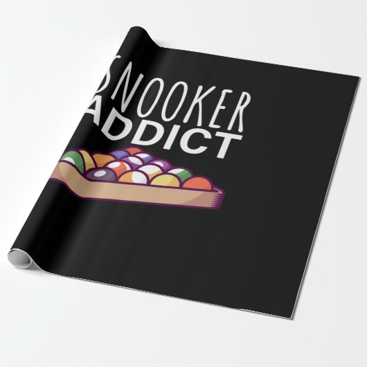 ビリヤード選手 | Snooker Addict ラッピングペーパー (アンロールド)