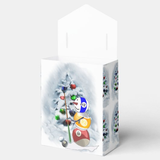 ビリヤード雪だるまクリスマス フェイバーボックス (オープン)