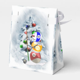 ビリヤード雪だるまクリスマス フェイバーボックス