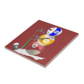 ビリヤード雪だるま タイル (側面)