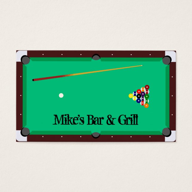 ビリヤード (正面)