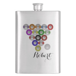 ビリヤード8の球の棚 フラスク