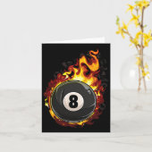 ビリヤード8ボールプレイヤープールビリヤードSnooker Cue カード (黄色い花)