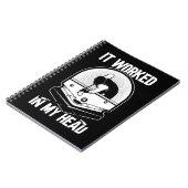 ビリヤード8ボール私のヘッドプールプレーヤーに働いた ノートブック (左側)