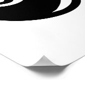 ビリヤード8球 ポスター (角)