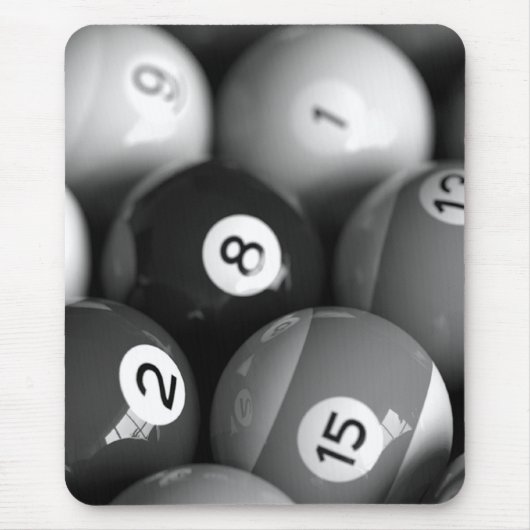 ビリヤード・コンピュータマウスパッド マウスパッド (正面)