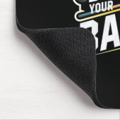 ビリヤード・スヌッカーがボールを壊しに来た マウスパッド (コーナー)