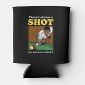 ビリヤード・スヌーカーレトロ 缶クーラー (正面)