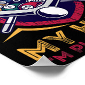 ビリヤード・スヌーカー・プール・ゲーム選手スポーツ競技会 ポスター (角)