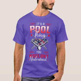 ビリヤード スヌーカー プール ゲーム プレイヤー スポーツ 競技 Tシャツ