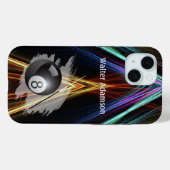 ビリヤード スポーツ ボール キュー 名前入り Case-Mate iPhoneケース (裏面 (横))