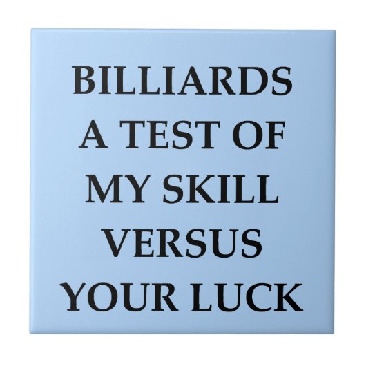 ビリヤード タイル (正面)