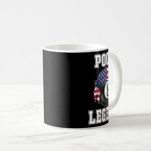 ビリヤード・チーム8 Llプールのゲームプレーヤーのギフトのためのプール コーヒーマグカップ (正面右)