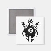 ビリヤード・トライバル。 マグネット (正面/裏面)