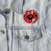 ビリヤード・トライバル。 缶バッジ (インサイチュ)