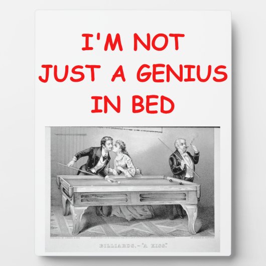 ビリヤード フォトプラーク (正面)