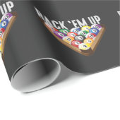 ビリヤード·プレーヤー·ラック·アップ·エイト·ボール·プール ラッピングペーパー (ロールコーナー)