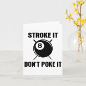 ビリヤード・プールおもしろいスヌーカー選手が打つ カード (黄色い花)