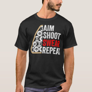 ビリヤード・プール選手ギフト Tシャツ