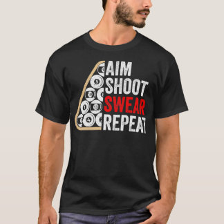 ビリヤード・プール選手ギフト Tシャツ