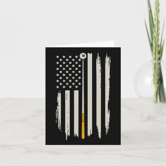 ビリヤード・プール選手ビリヤード・テーブル米国アメリカ カード (正面)