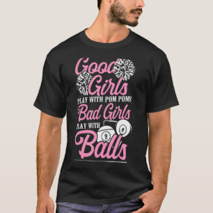 ビリヤード・プール選手ボールガールグッド・ガールズ遊Wi Tシャツ