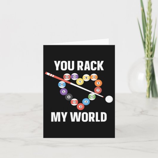 ビリヤード・プール選手ボールプンハートバレンティンダ カード (正面)