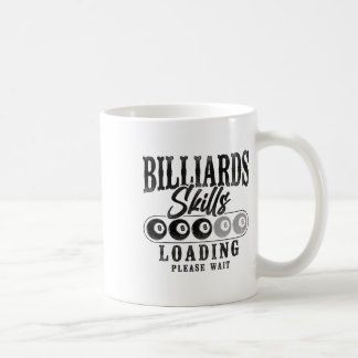 ビリヤード・プール選手Ll 8 Llヴィンテージ・ビリヤードSk コーヒーマグカップ