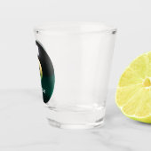 ビリヤード・プール8球パーソナライズされたショットグラス ショットグラス (右)