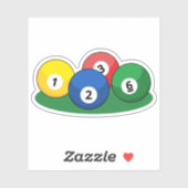 ビリヤード・プール・スヌーカー・ボール シール (シート)