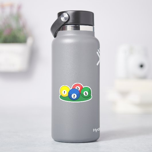 ビリヤード・プール・スヌーカー・ボール シール (HydroFlask)
