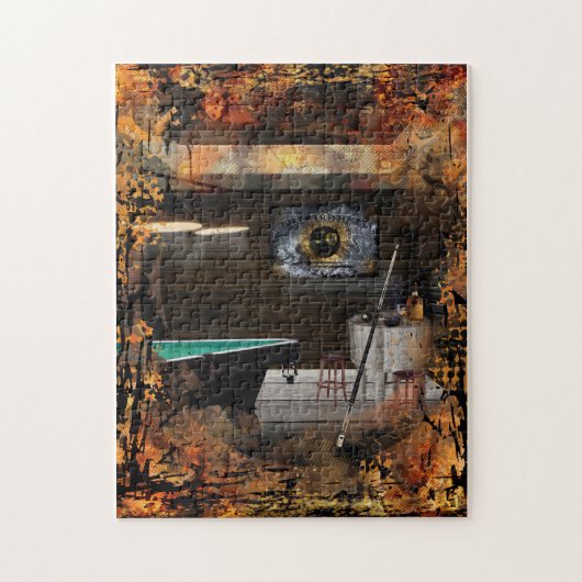 ビリヤード・プール・ホール ジグソーパズル (縦)