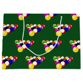 ビリヤード・プール・ボール ラージペーパーバッグ (正面)